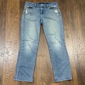 Lucky Brand Sweet Straight Ankle Distressed Jeans